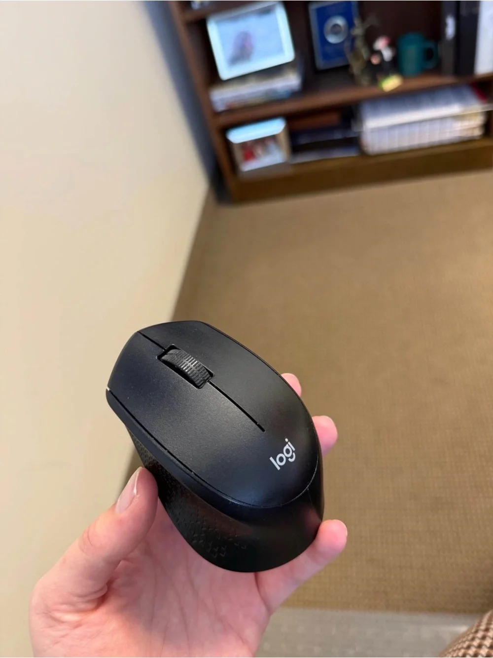 Logitech Black Wired Full-Size Keyboard with Numeric Keypad & Mouse